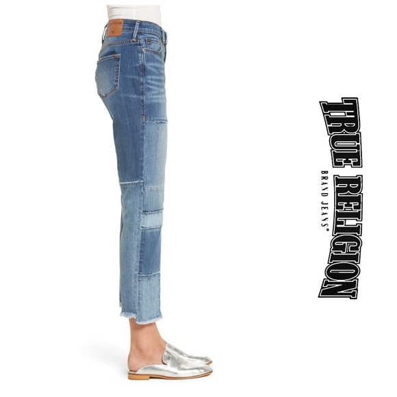 True Religion Denim - True Religion Stove Pipe Deconstructed Jeans